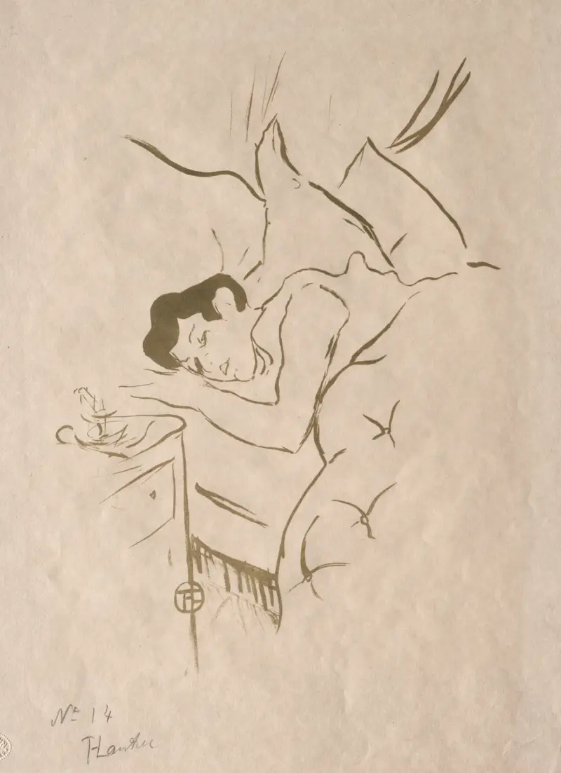 Les Vieilles histoires; Ta Bouche, 1893 – nr 1 av Henri de Toulouse-Lautrec