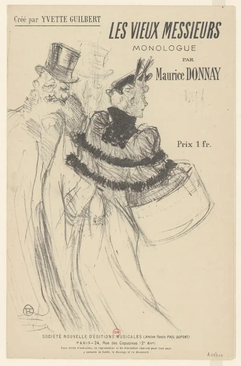 De gamla herrarna av Henri de Toulouse-Lautrec
