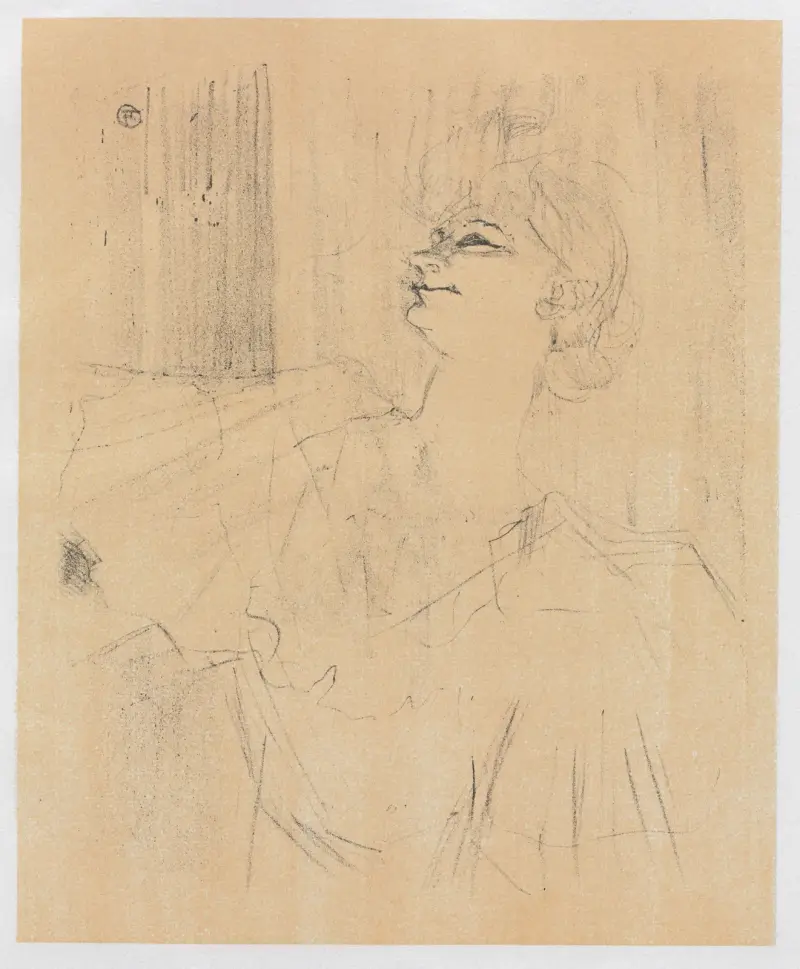 Menilmontant av Bruant av Henri de Toulouse-Lautrec