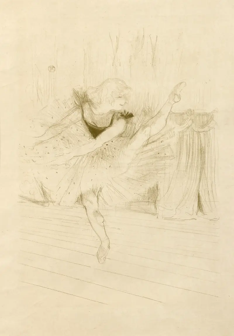 Miss Ida Heath, angielska tancerka, Henri de Toulouse-Lautrec