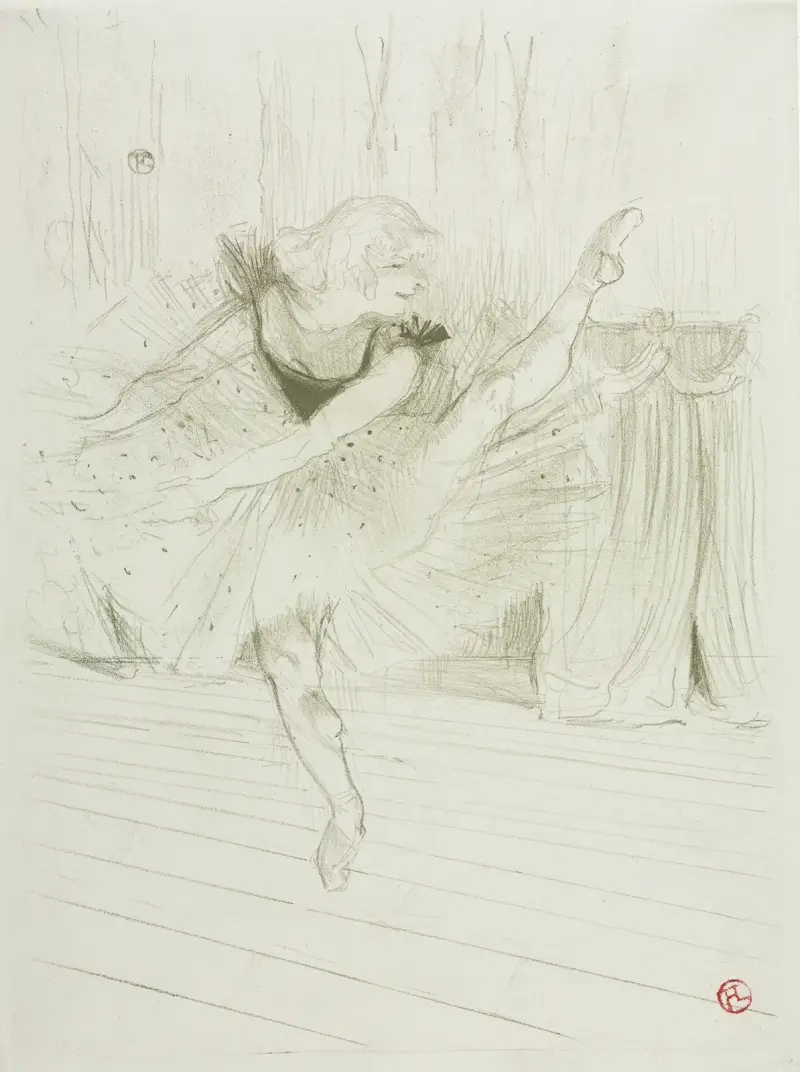 Miss Ida Heath, englische Tänzerin, 1894 – Nr. 1 von Henri de Toulouse-Lautrec