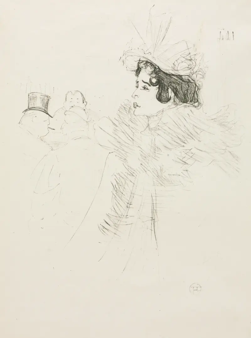 Miss May Belfort, 1895 – nr 2 av Henri de Toulouse-Lautrec