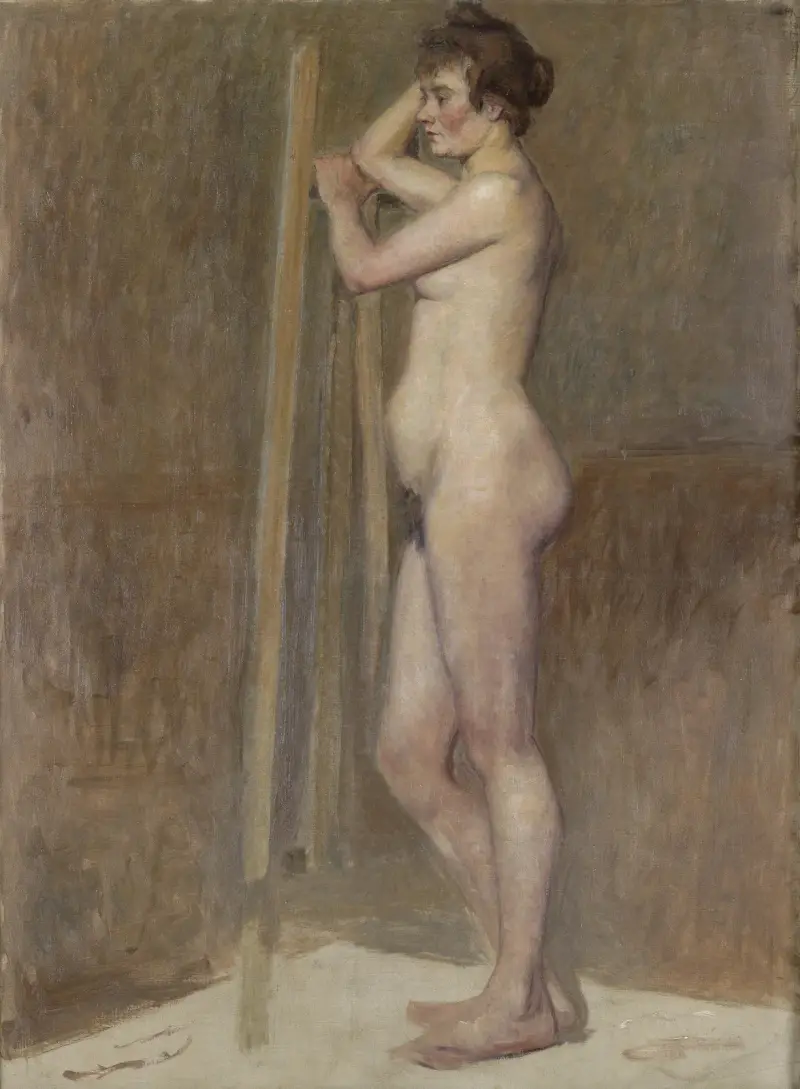 Akt i ateljén av Henri de Toulouse-Lautrec