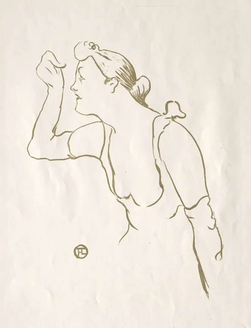 Paula Brébion, 1893 – nr 1 av Henri de Toulouse-Lautrec