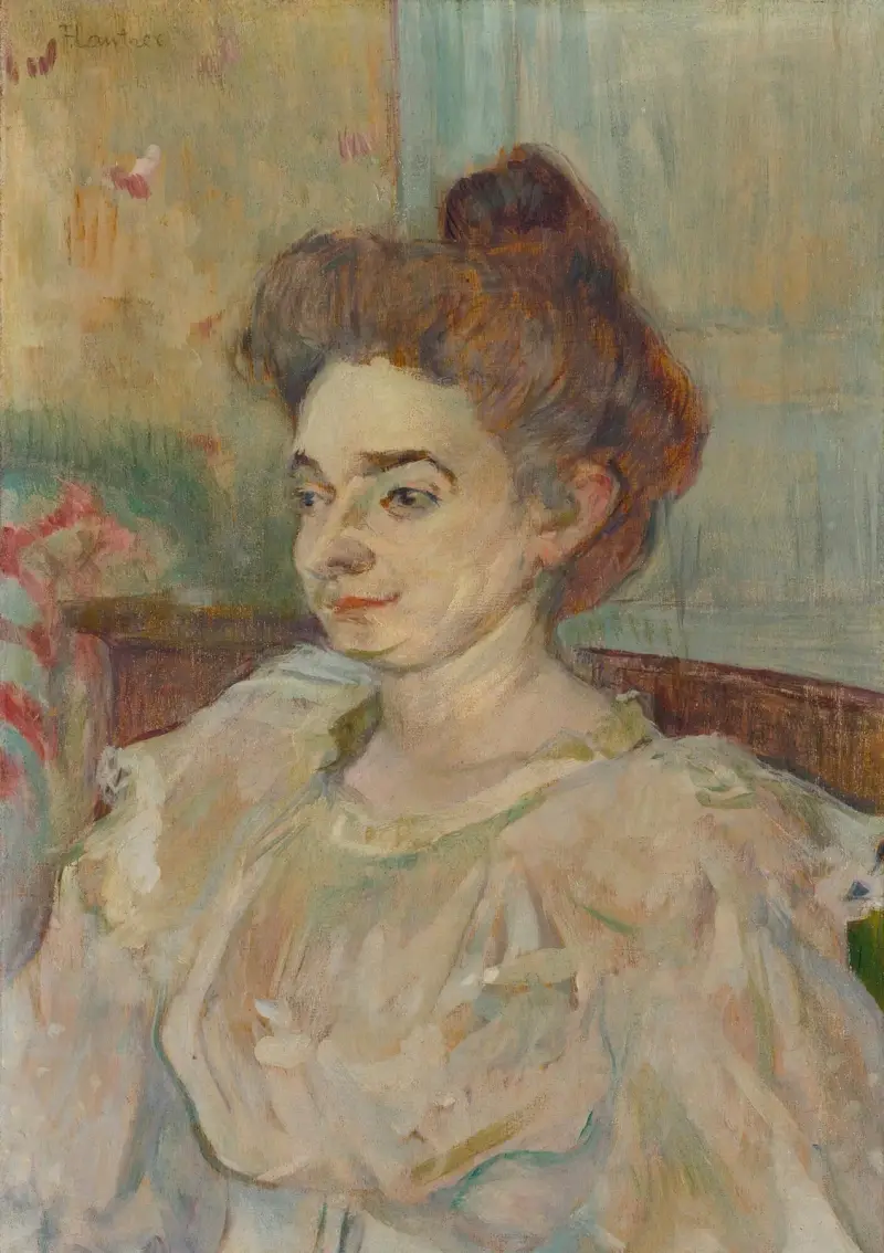 Porträtt av Béatrice Tapié de Céleyran av Henri de Toulouse-Lautrec