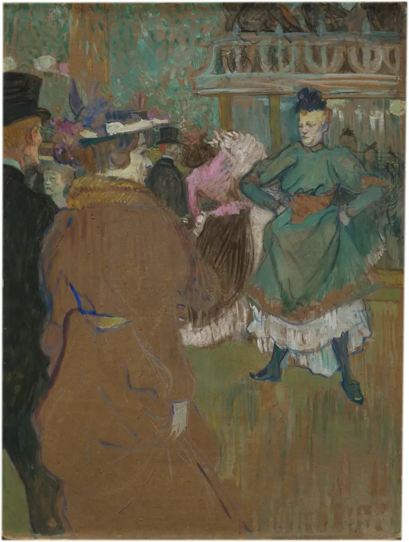 Quadrille im Moulin Rouge von Henri de Toulouse-Lautrec