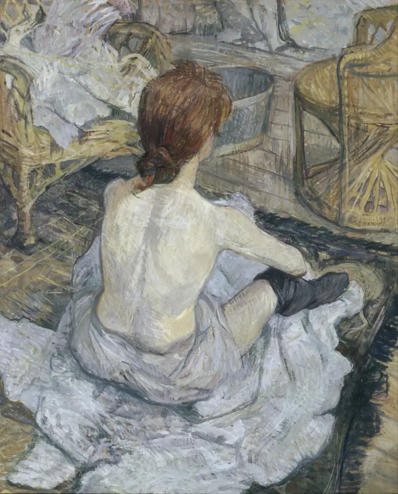 Rousse, även kallad Toaletten av Henri de Toulouse-Lautrec