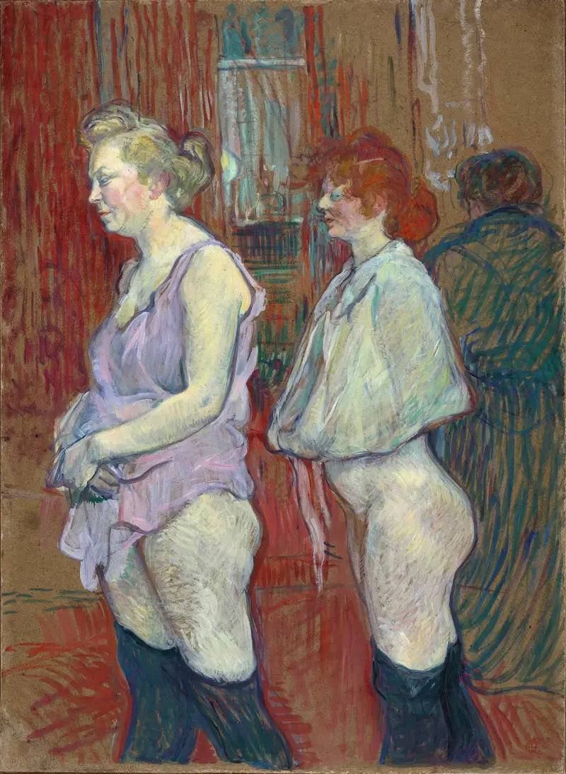 Rue des Moulins av Henri de Toulouse-Lautrec