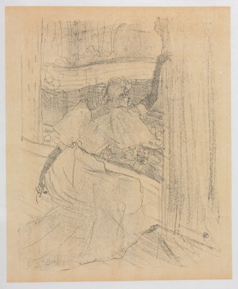 Hälsning till publiken av Henri de Toulouse-Lautrec