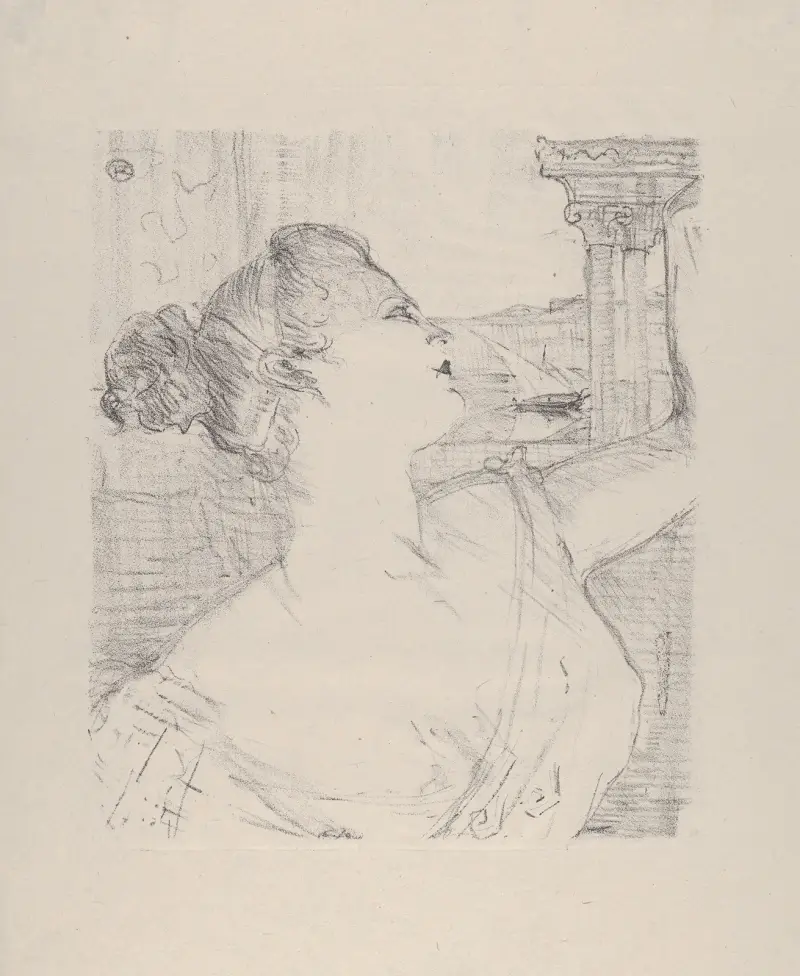 Sybil Sanderson, Henri de Toulouse-Lautrec