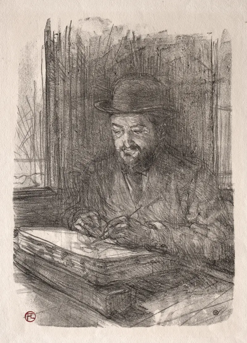 The Good Lithographer av Henri de Toulouse-Lautrec