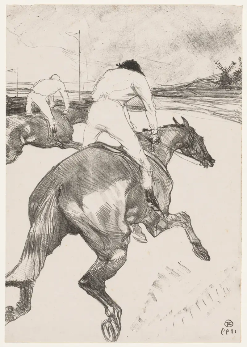 Jockeyn, 1899 – nr 2 av Henri de Toulouse-Lautrec
