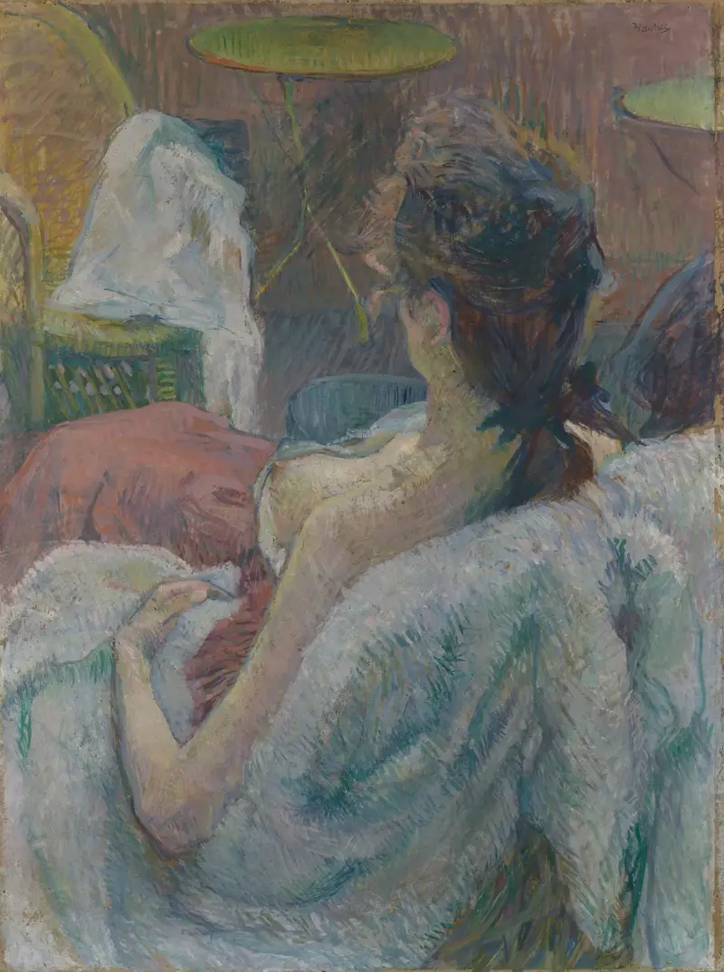 The Model Resting av Henri de Toulouse-Lautrec