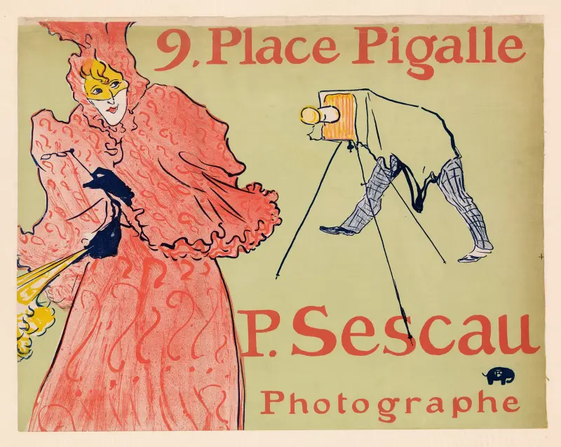 Fotografen Sescau av Henri de Toulouse-Lautrec