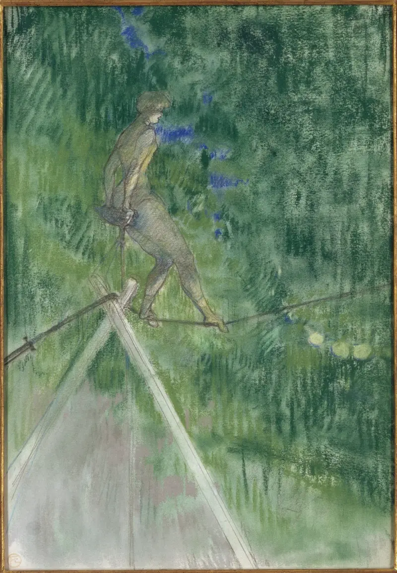 The Rope Dancer av Henri de Toulouse-Lautrec