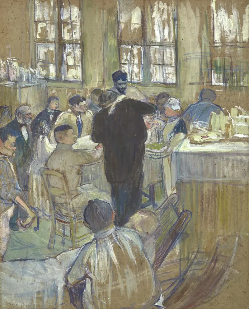 Eine Operation von Doktor Péan im Hôpital International von Henri de Toulouse-Lautrec