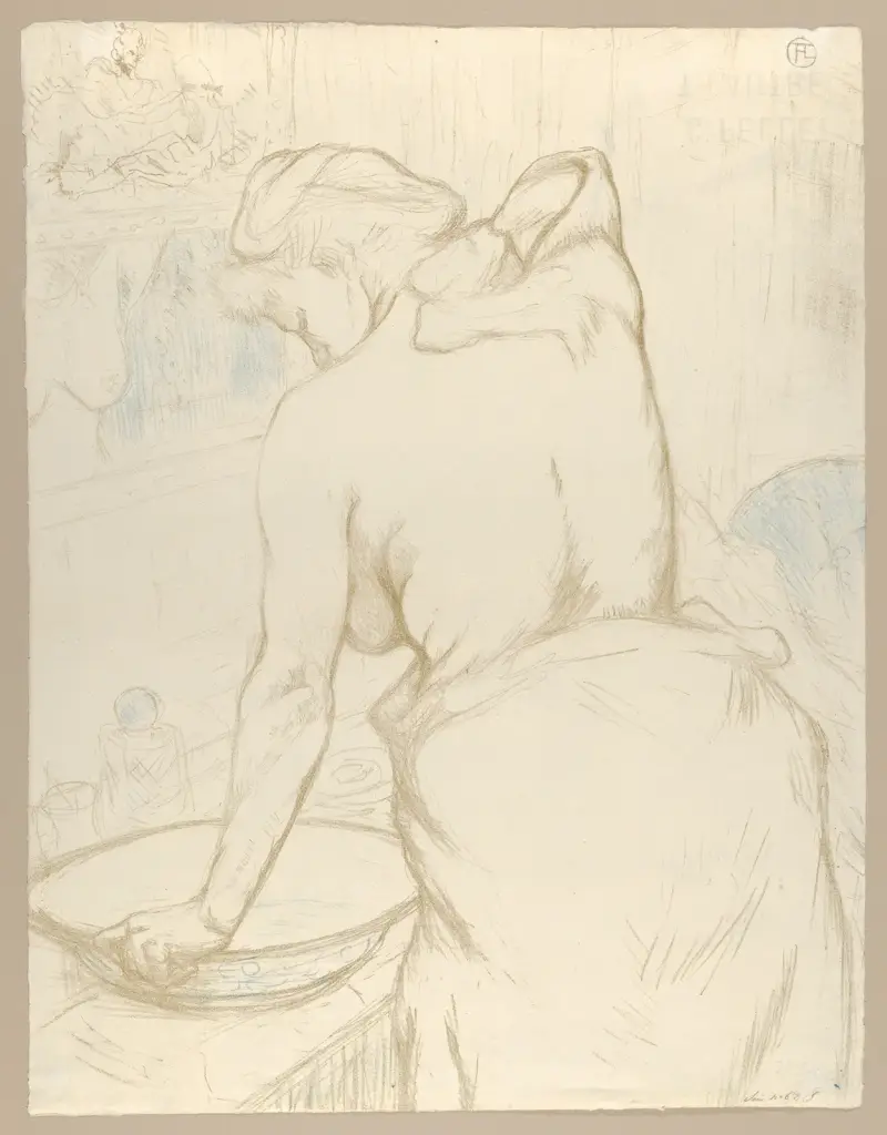 Washing, 1896 – nr 1 av Henri de Toulouse-Lautrec