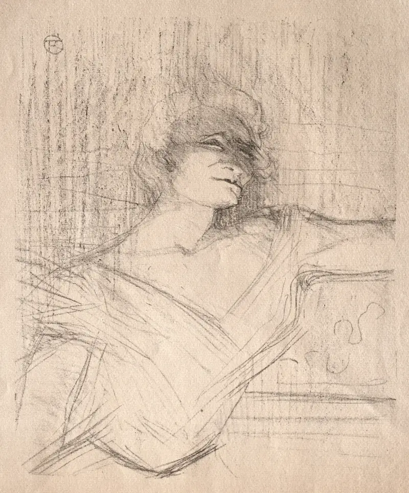 Yvette Guilbert: Dans la glu von Henri de Toulouse-Lautrec