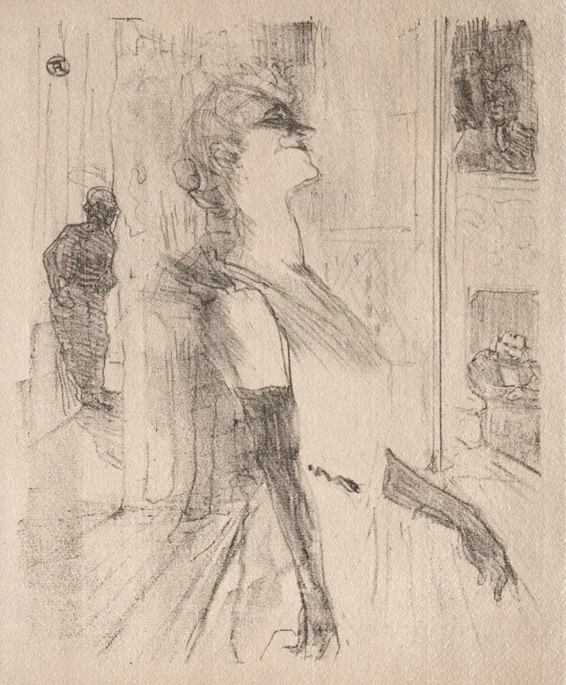 Yvette Guilbert: På scenen av Henri de Toulouse-Lautrec