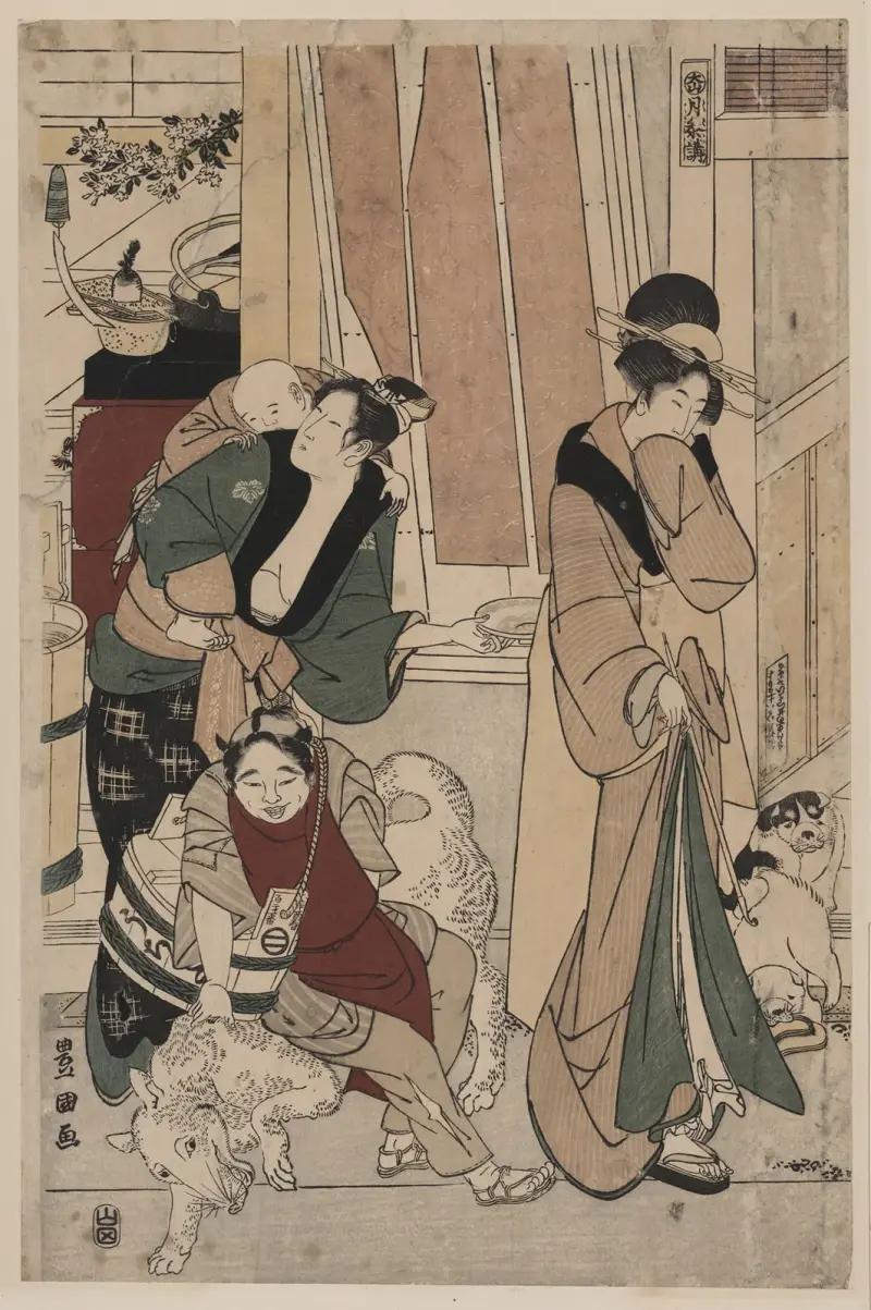 Satsuki, Toyokuni Utagawa