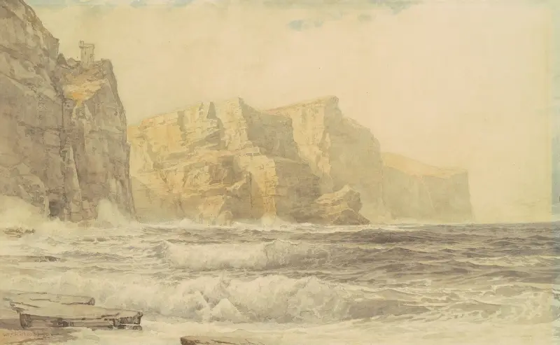 Baldart Castle, Kilkee, County Clare, Irland von William Trost Richards