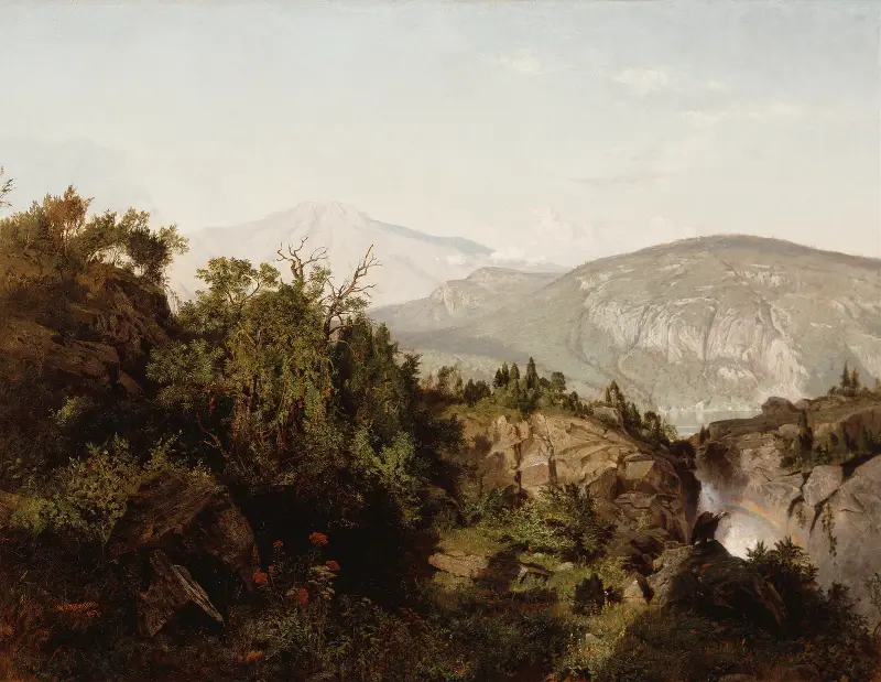 In the Adirondack Mountains av William Trost Richards