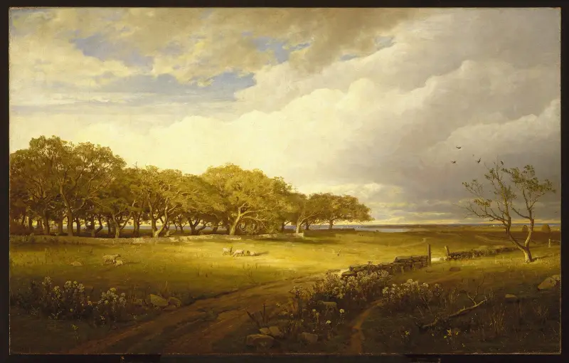 Old Orchard at Newport av William Trost Richards