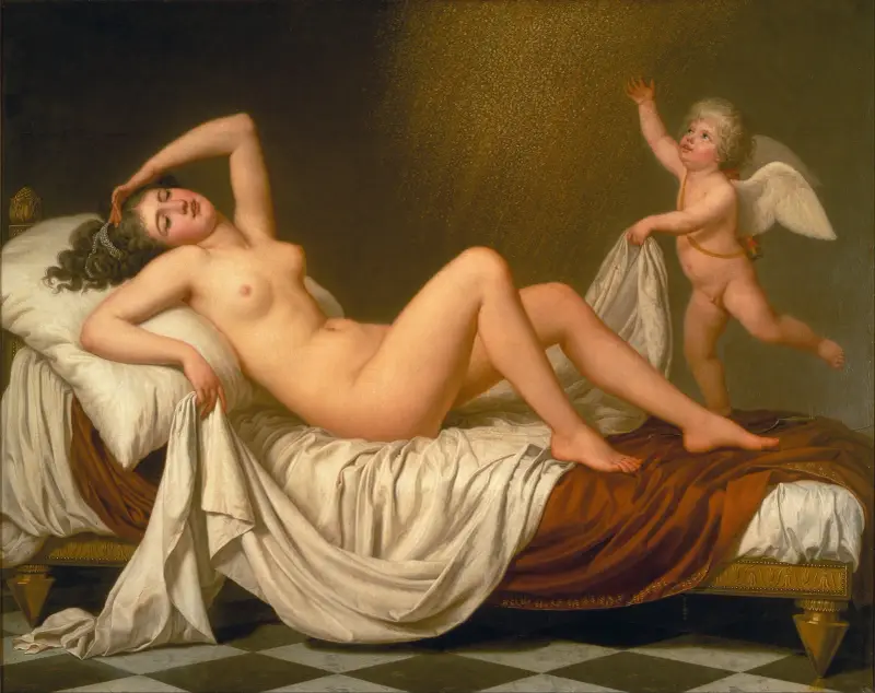 Danaë och guldregnet av Adolf Ulrik Wertmüller