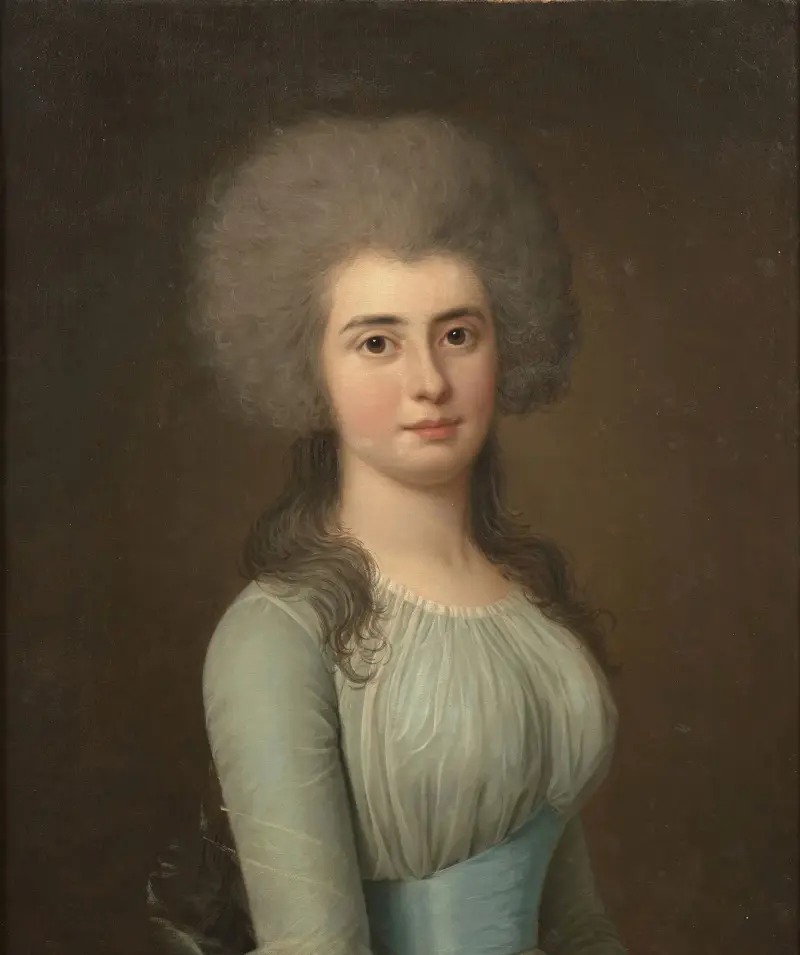 Porträtt av madame Barton, född Margaret Black av Adolf Ulrik Wertmüller
