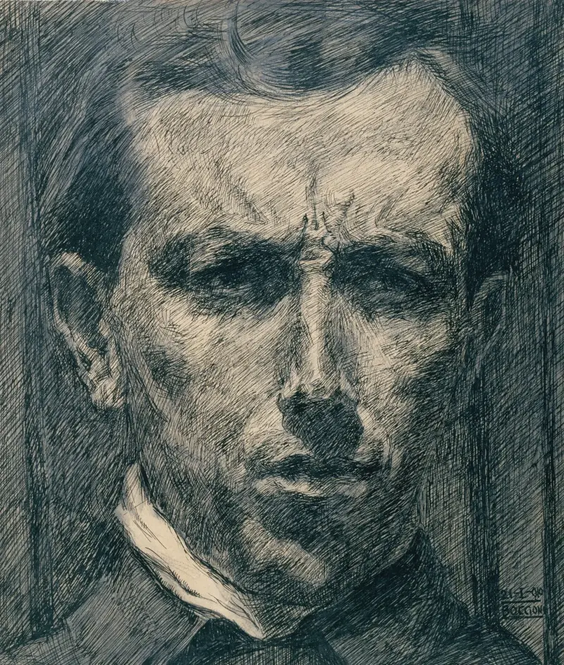 Self-Portrait, 1910 av Umberto Boccioni