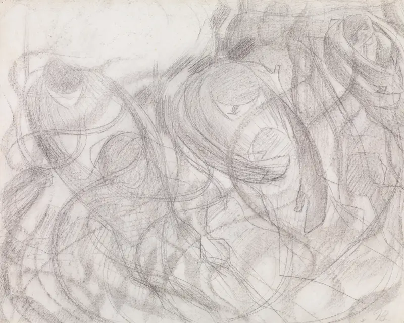 Stany umysłu; Pożegnania, Umberto Boccioni