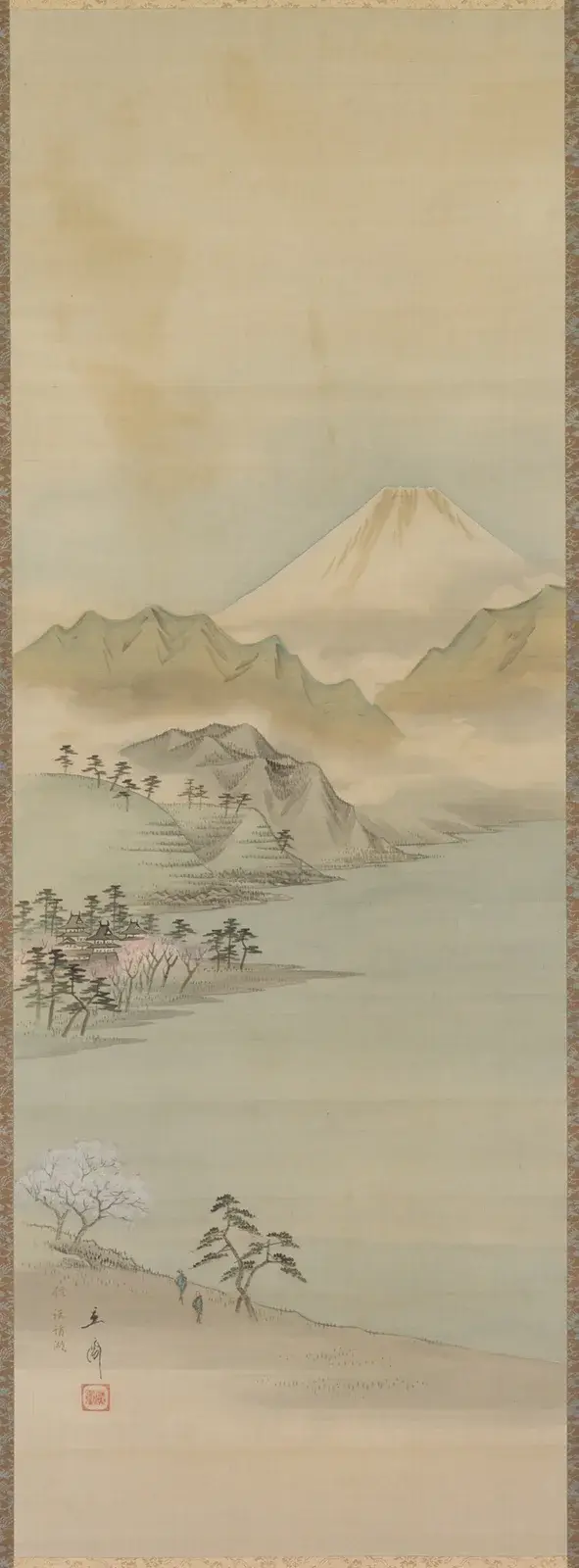 Lake Suwa av Utagawa Hiroshige