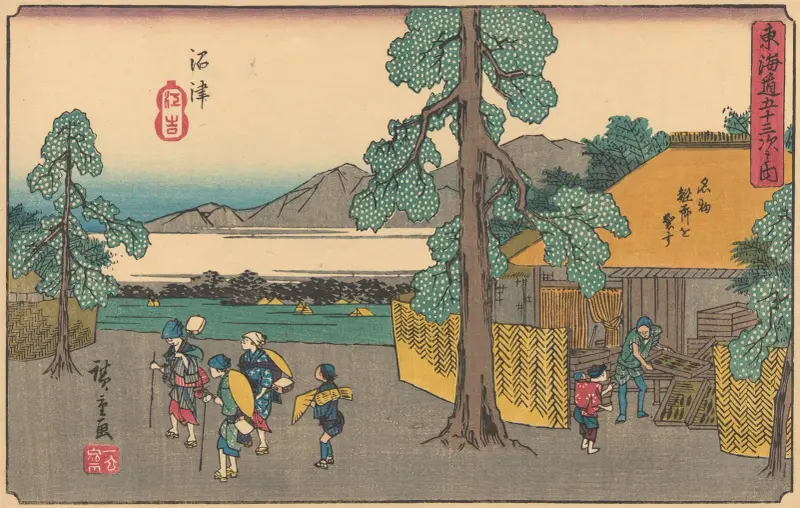 Numazu, 1841 av Utagawa Hiroshige
