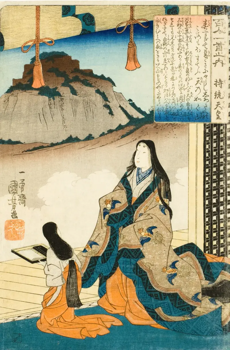 Císařovna Džitó Tennó, Utagawa Kuniyoshi