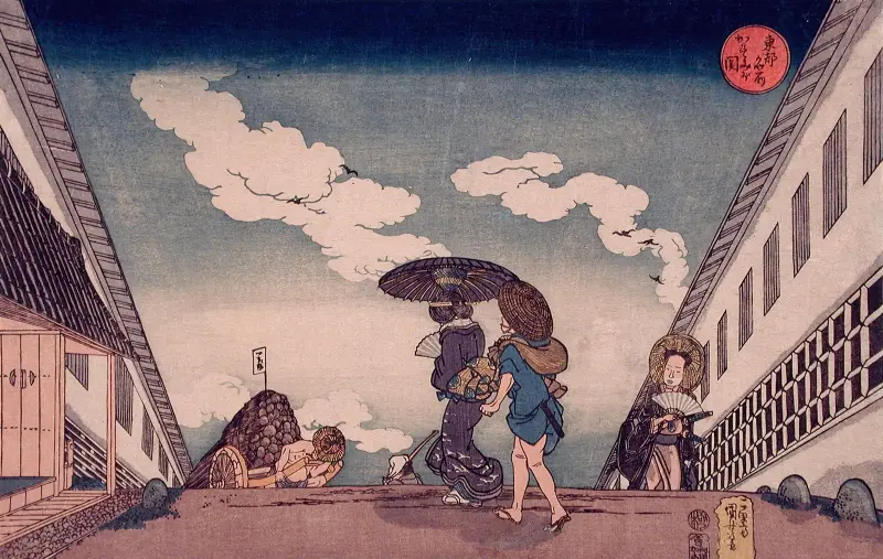 Kasumigaseki, Utagawa Kuniyoshi