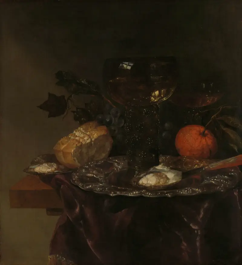 Still Life, 1660 av Abraham van Beyeren