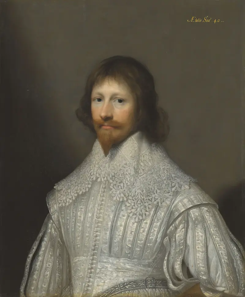 Porträt eines Herrn, traditionell als John Digby, 1. Earl of Bristol identifiziert von Cornelis Jonson van Ceulen