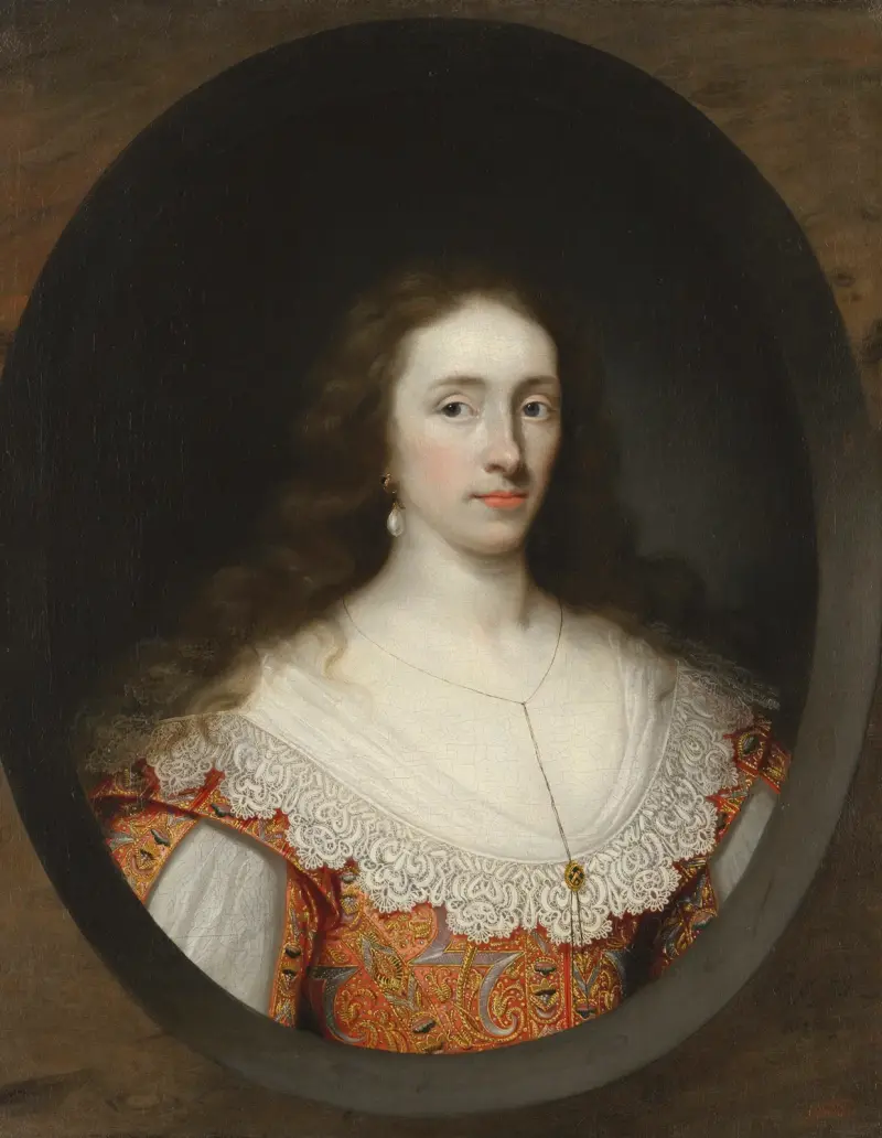 Porträtt av en dam, traditionellt identifierad som Mary Chetwynd (d. 1637) av Cornelis Jonson van Ceulen