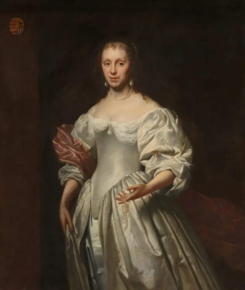 Porträtt av Cornelia Craen van Haeften av Cornelis Jonson van Ceulen