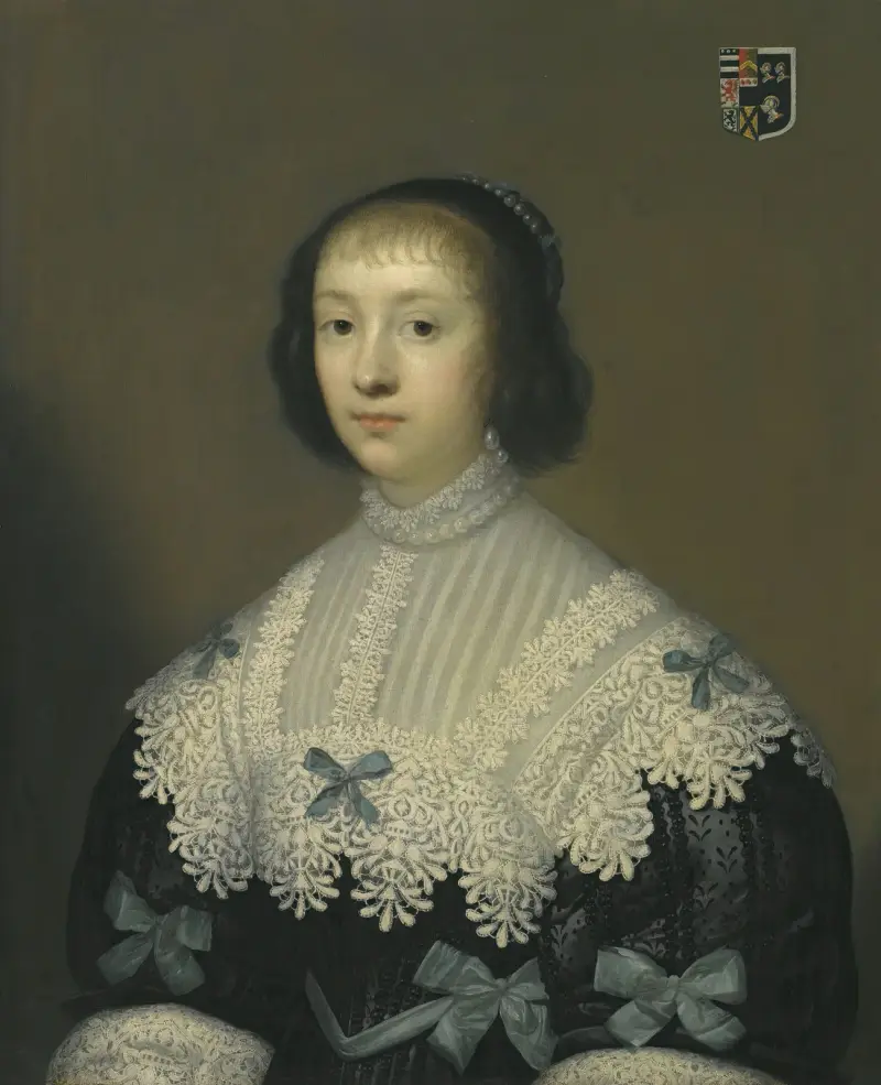 Porträtt av Margaret, Lady Hungerford av Cornelis Jonson van Ceulen