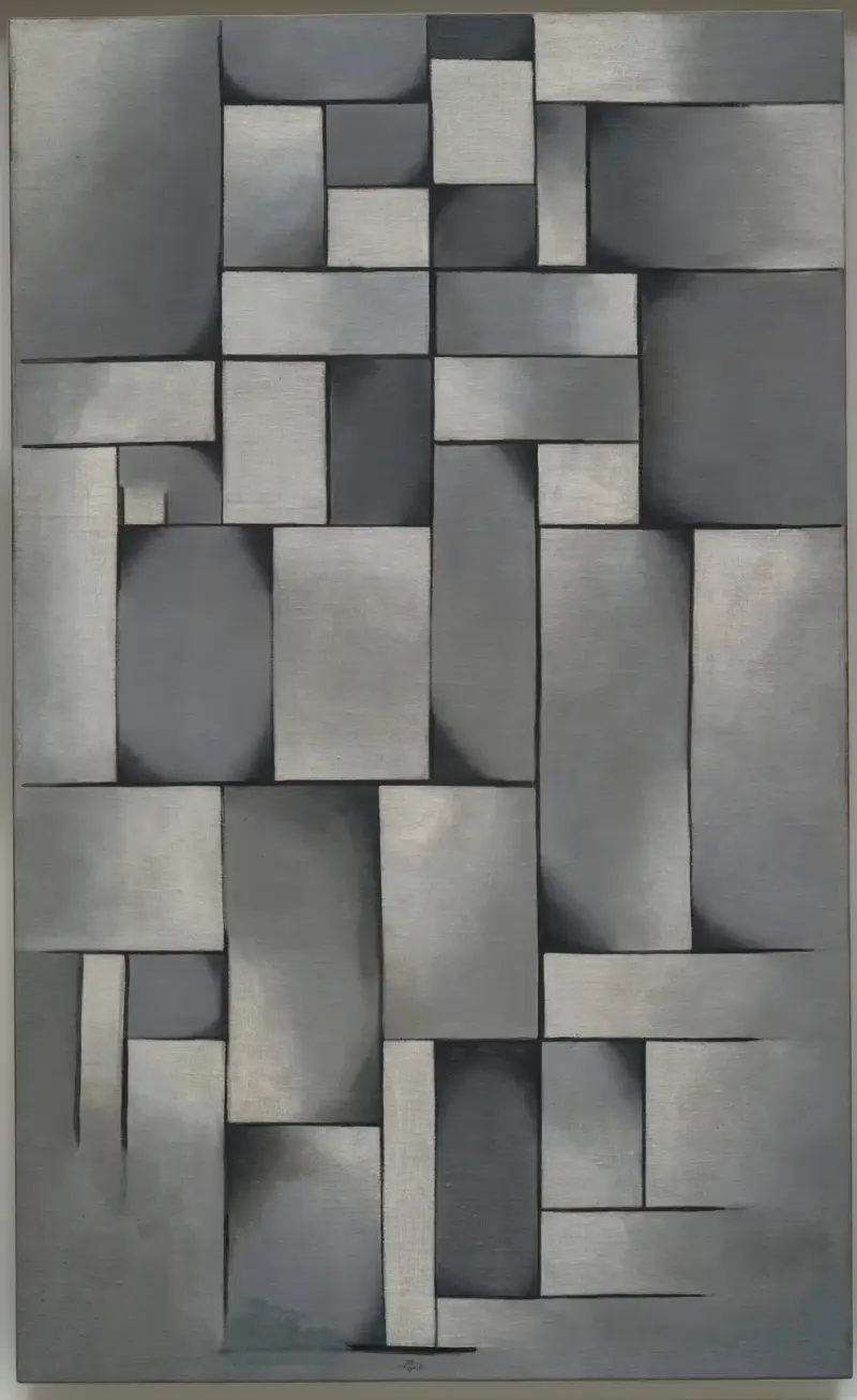 Kompozice v šedé (Rag-time), Theo van Doesburg
