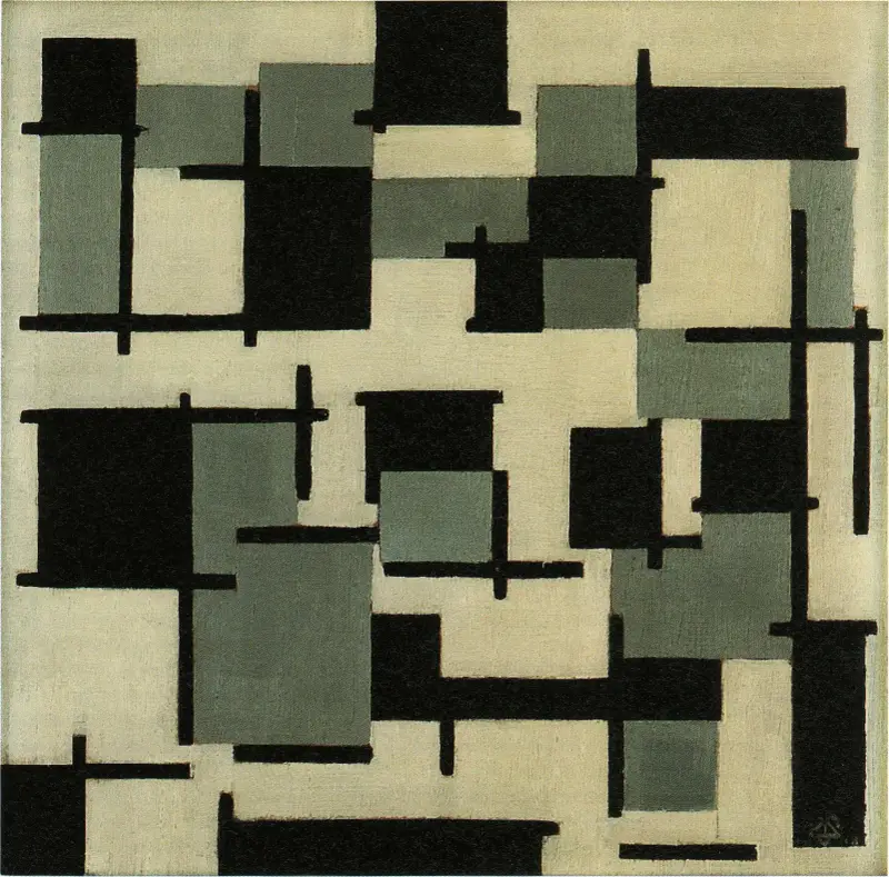 Composition XIII av Theo van Doesburg