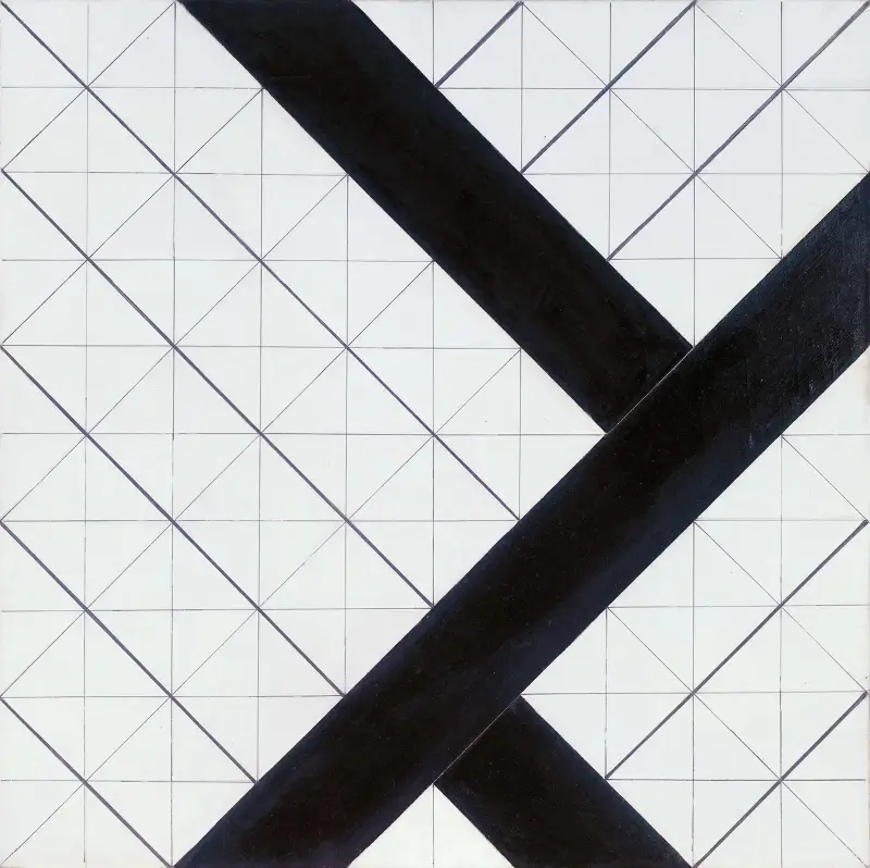 Counter-composition VI. av Theo van Doesburg