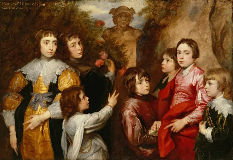 Eine Familiengruppe von Anthony van Dyck