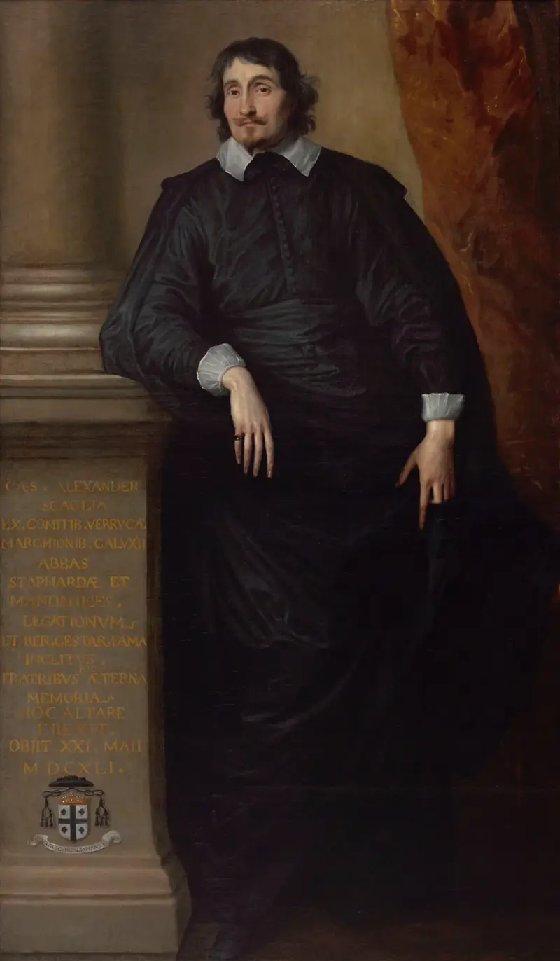 Cesare Alessandro Scaglia di Verrua, Abt von Staffarda und Mandanici von Anthony van Dyck