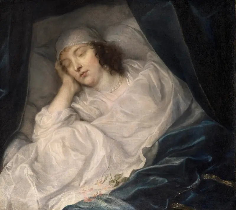 Lady Digby na łożu śmierci, Anthony van Dyck