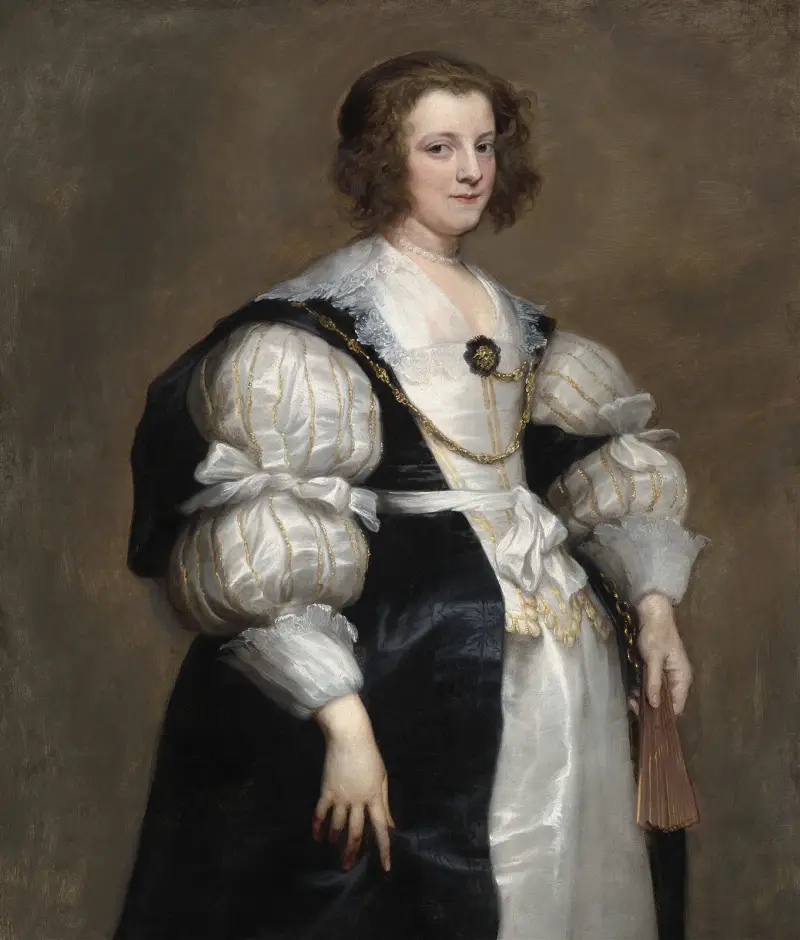 Dama z wachlarzem, Anthony van Dyck
