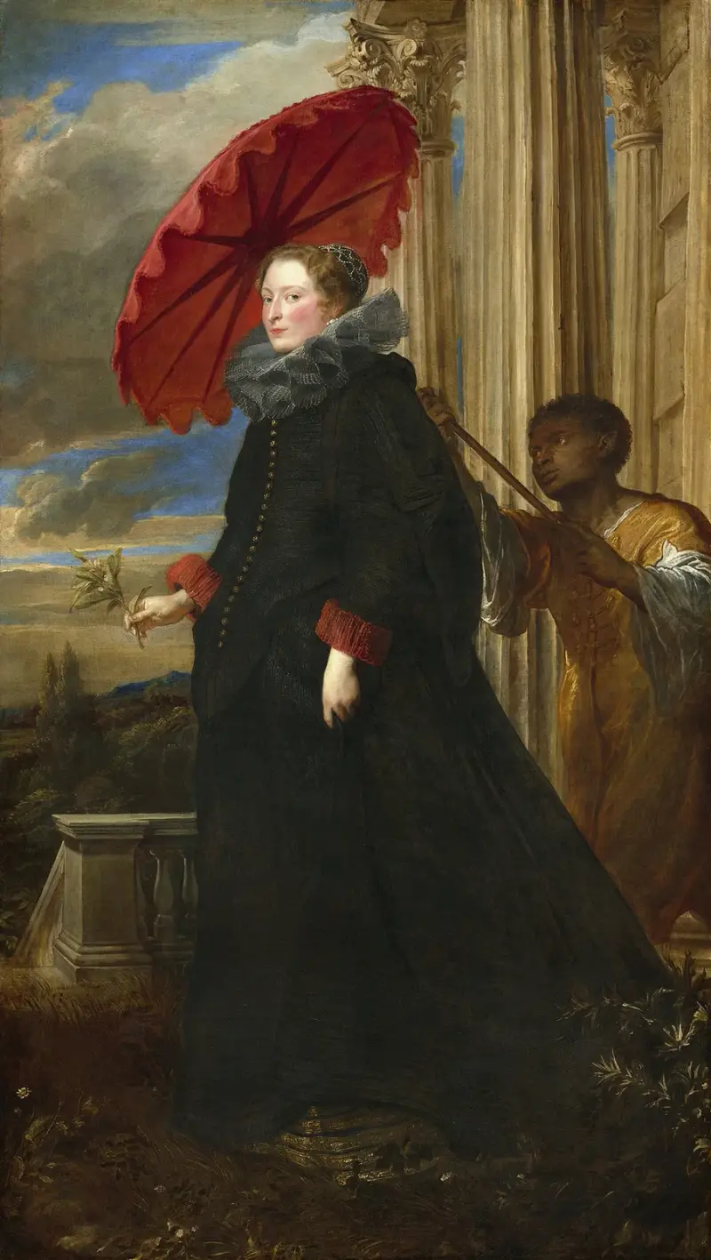 Markýza Elena Grimaldi Cattaneo, 1623, Anthony van Dyck