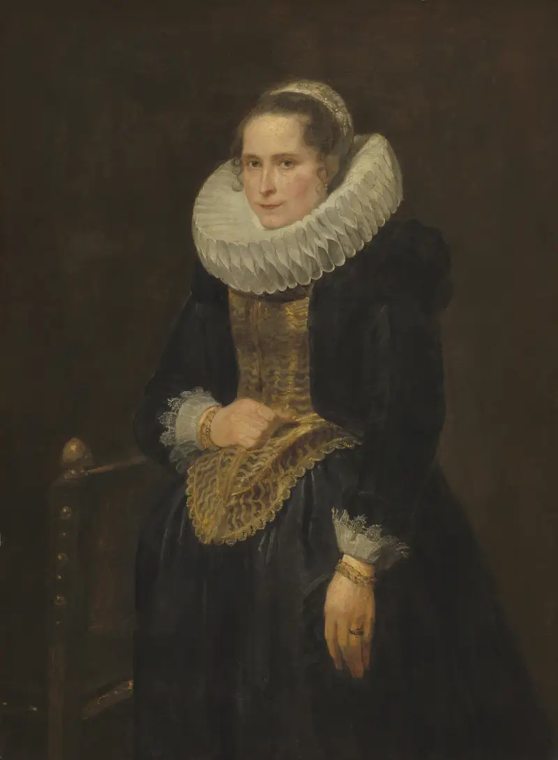 Bildnis einer flämischen Dame (wahrscheinlich 1618) von Anthony van Dyck