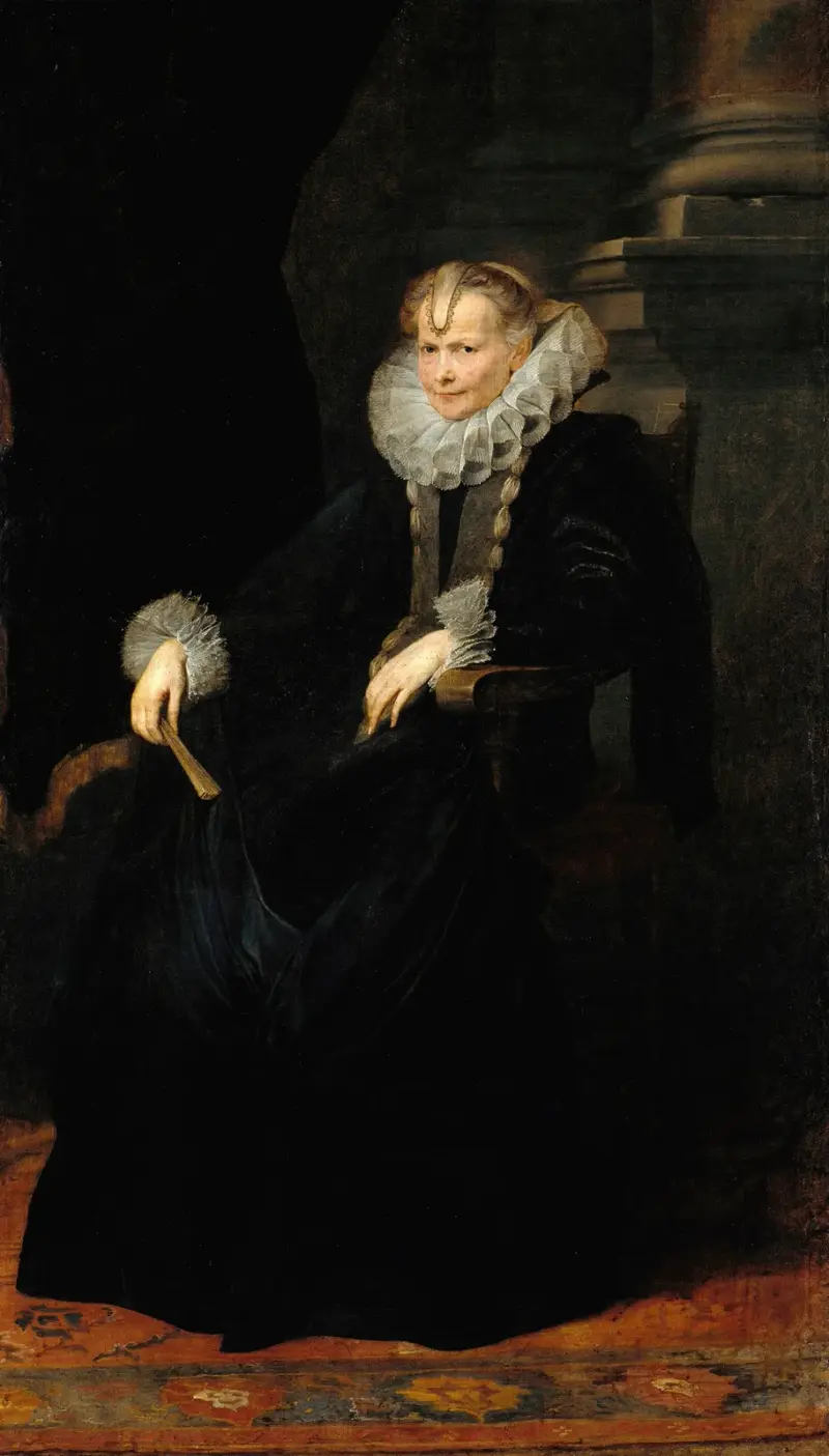 Porträtt av en genuesisk dam av Anthony van Dyck